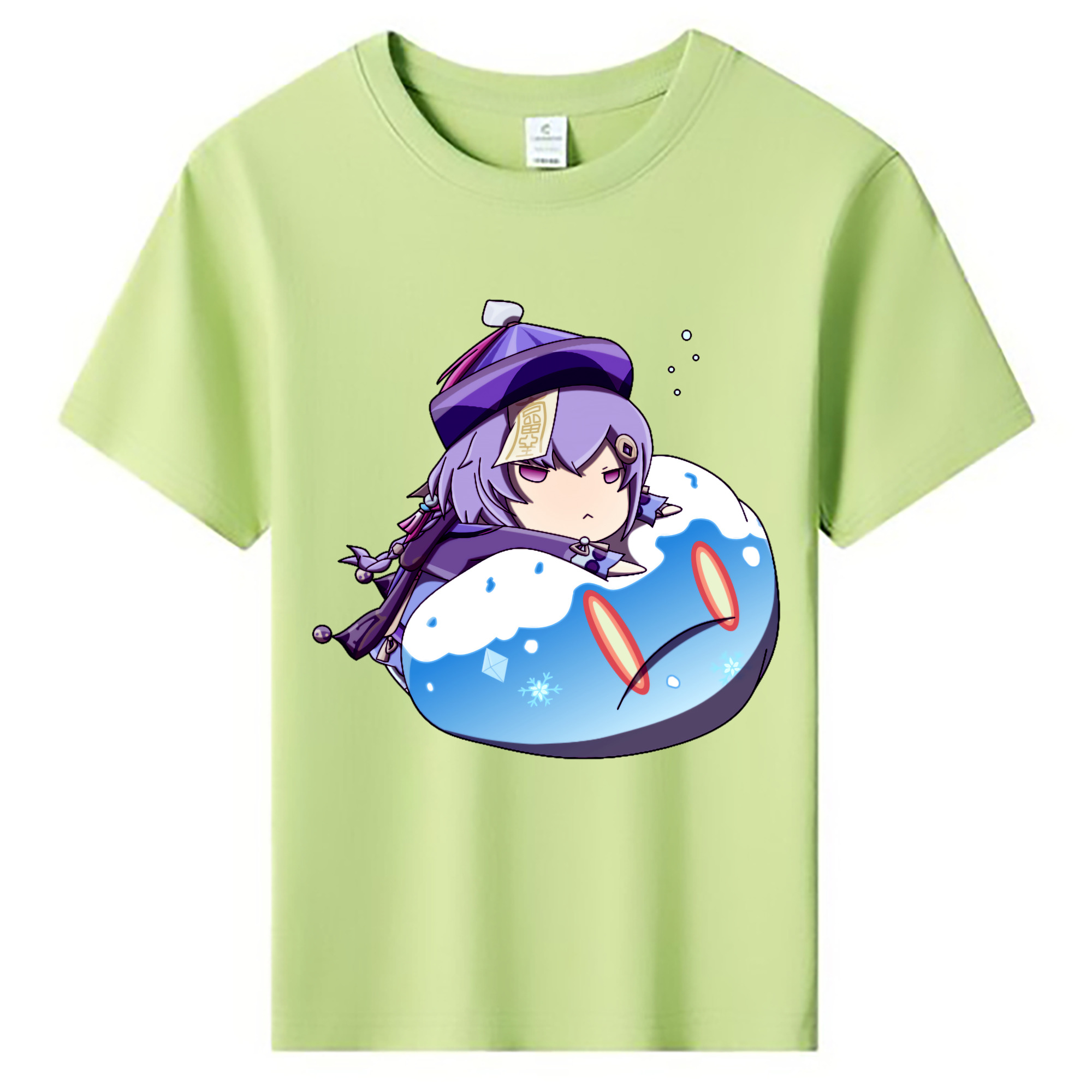 げんし神 七七 なな  genshin Nana 綿100％キッズTシャツ（フロントプリント）